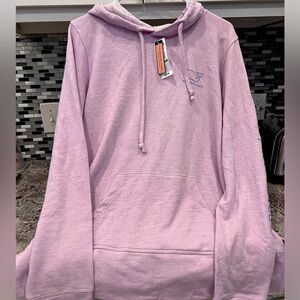 Vineyard vines pullover large hood light purple long sleeve